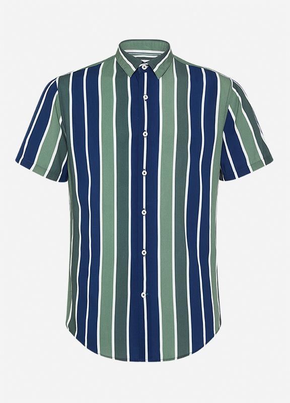 Marcs Men's Knox Short Sleeve Stripe Shirt